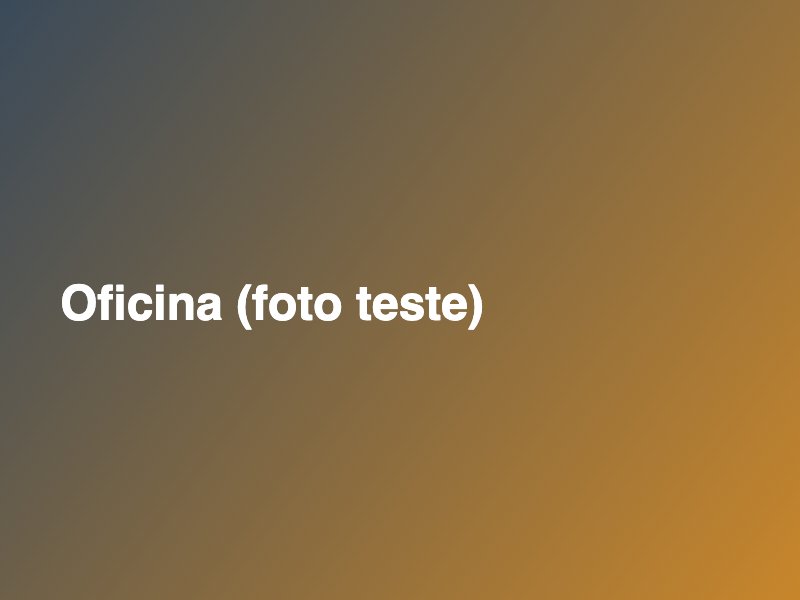 Automóvel na oficina a ser inspecionado